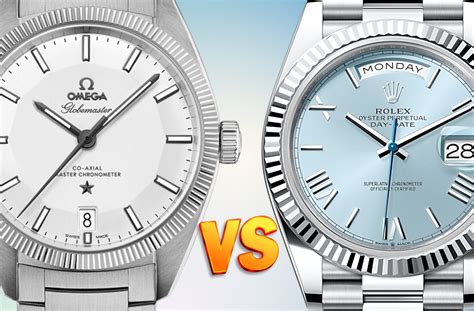 Rolex Vs Omega in Switzerland .